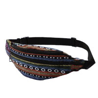 Sac Banane Ethnique Multicolore Unisexe - modèle Bleu - Banane Avenue ™