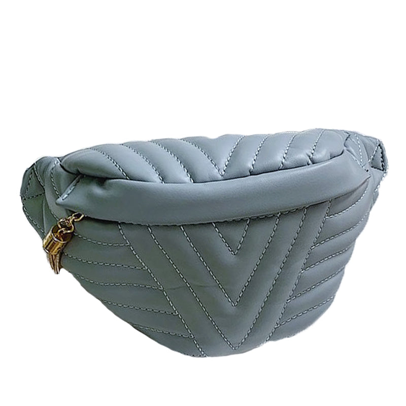 Sac Banane Élégance Matelassé Crème