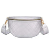 Sac Banane Élégant Rose Matelassé Chic