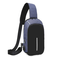 Sacoche Banane Urbaine Noire Pratique - modèle Bleu - Banane Avenue ™