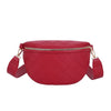 Sac Banane Élégant Rose Matelassé Chic