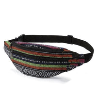 Sac Banane Ethnique Multicolore Unisexe - modèle Vert - Banane Avenue ™