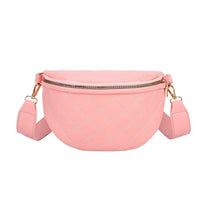 Sac Banane Élégant Rose Matelassé Chic - Banane Avenue ™