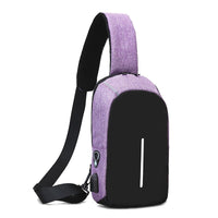 Sacoche Banane Urbaine Noire Pratique - modèle Violet - Banane Avenue ™