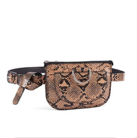 Sac Banane Tendance Imprimé Serpent Chic - modèle Marron - Banane Avenue ™