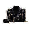 Sacoche Banane Vernie Noire Tendance