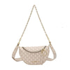 Sac Banane Élégant Monogramme Chic Beige