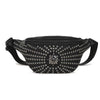 Sac Banane Urbain Clouté Noir Tendance