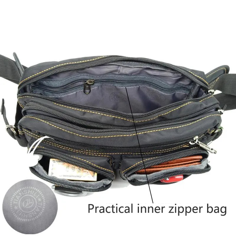 Sac Banane Urbain Multi-Poches Élégant