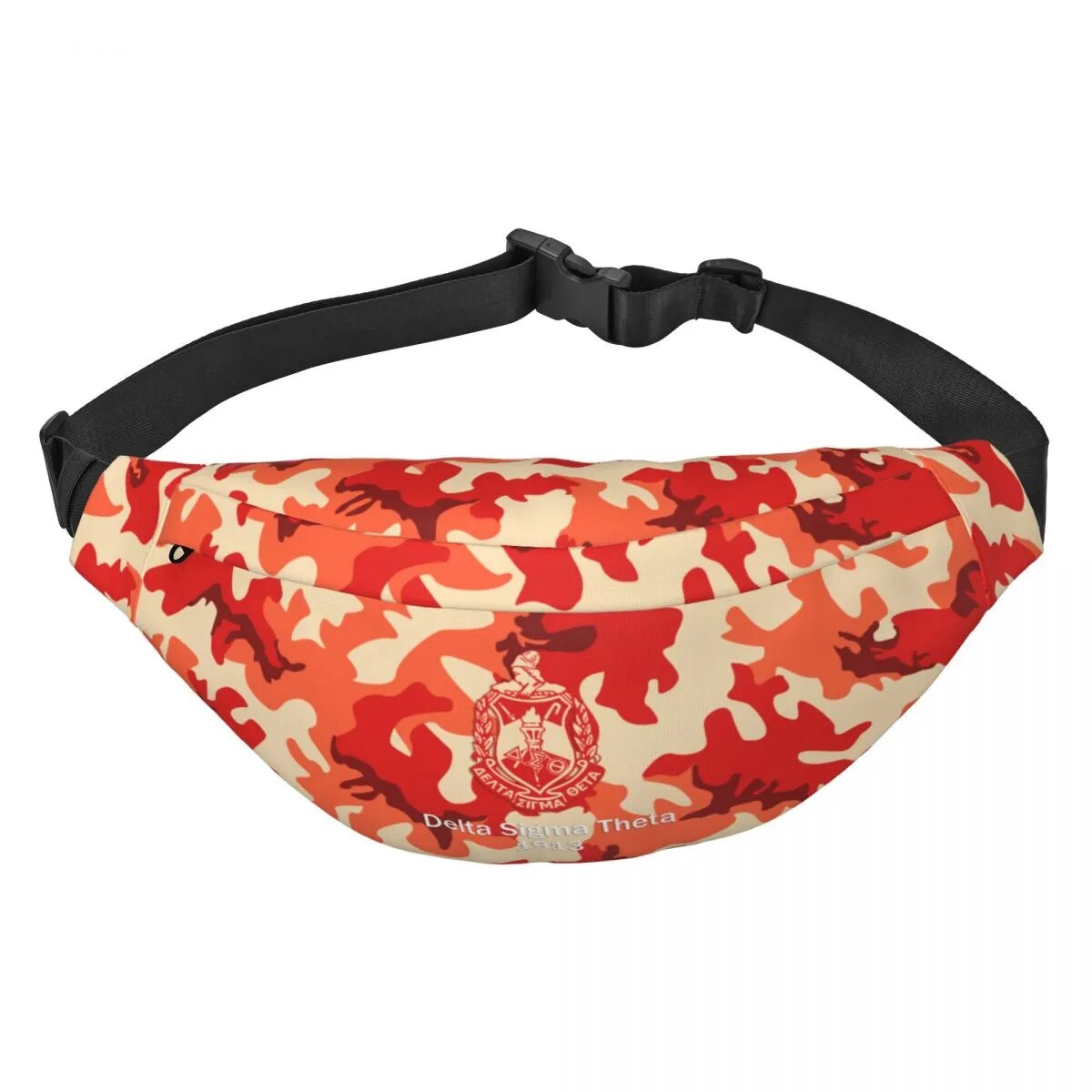 Sac Banane Urbain Camouflage Rouge Tendance