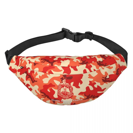 Sac Banane Urbain Camouflage Rouge Tendance