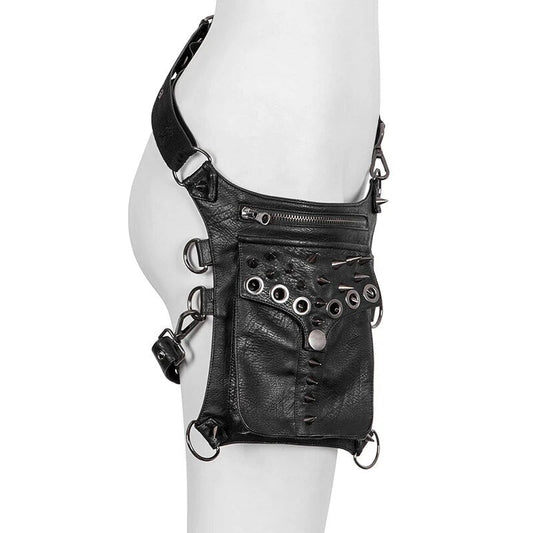 Sac Banane Cuir Noir Style Urbain