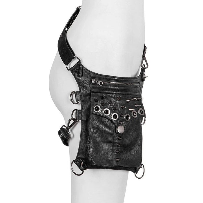 Sac Banane Cuir Noir Style Urbain