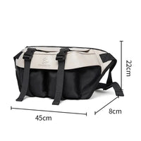 Sac Banane Urbain Bicolore Ajustable Unisexe - modèle Blanc - Banane Avenue ™