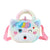 Sac Banane Enfant Licorne Peluche Multicolore - modèle Blanc - Banane Avenue ™