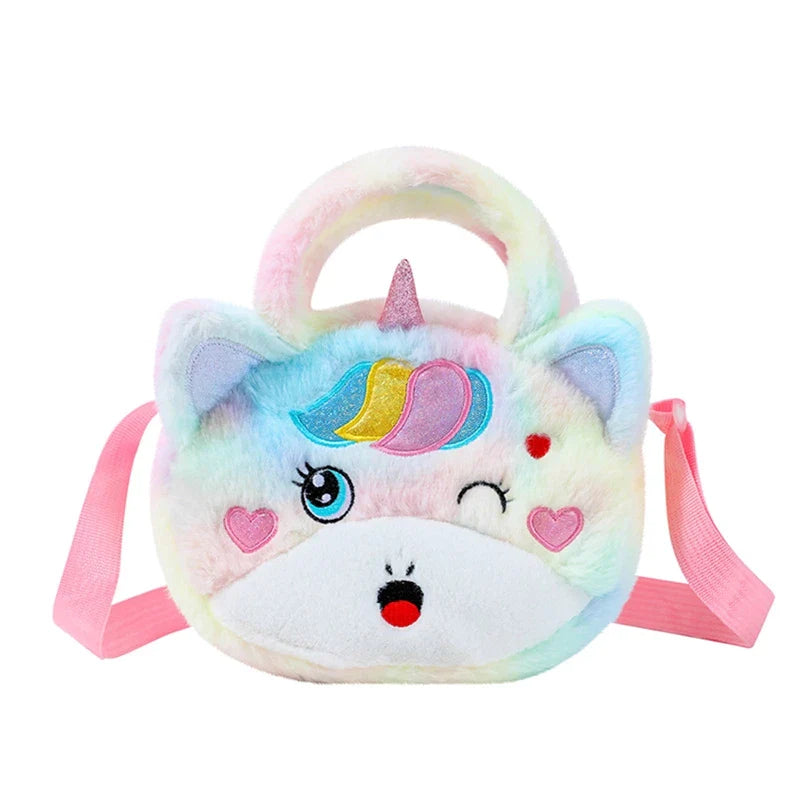 Sac Banane Enfant Licorne Peluche Multicolore