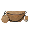 Sac Banane Cuir Noir Tendance Unisexe