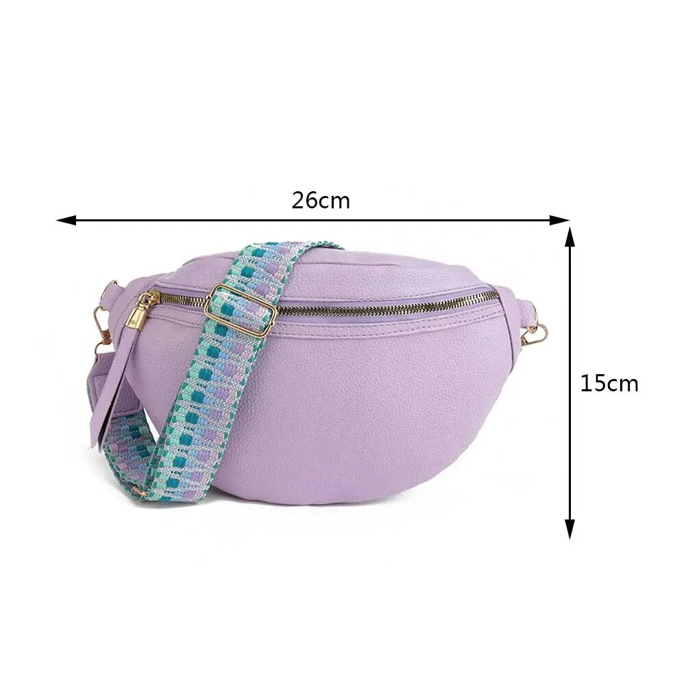 Sac Banane Élégant Rose Poudré Urbain