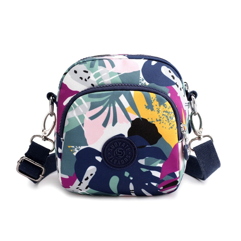 Sacoche Banane Florale Compacte et Tendance