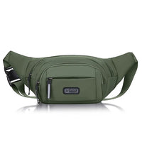 Sac Banane Sport Élégant Vert Militaire Multipoche - Banane Avenue ™