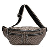 Sac Banane Matelassé Élégant Gris Urbain