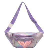 Sac Banane Tendance Irisé Design Floral - modèle Violet - Banane Avenue ™