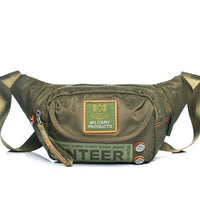 Sacoche Banane Tactique Urbaine Noire - modèle Vert - Banane Avenue ™