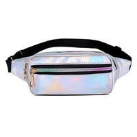 Sac Banane Tendance Iridescent Voyage Urbain - modèle Argent - Banane Avenue ™