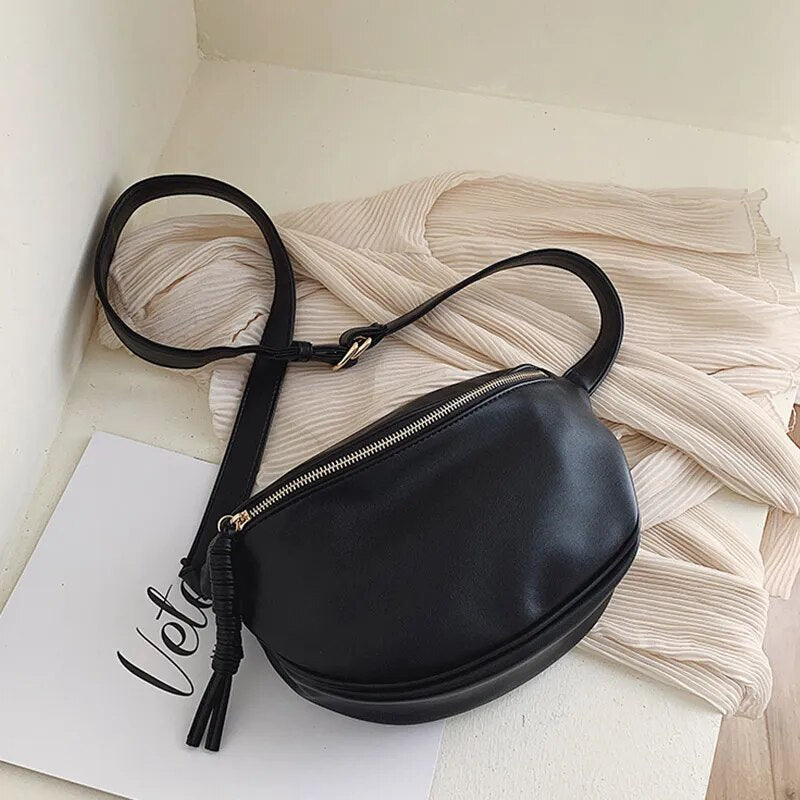 Sac Banane Urbain Chic Noir Unisexe