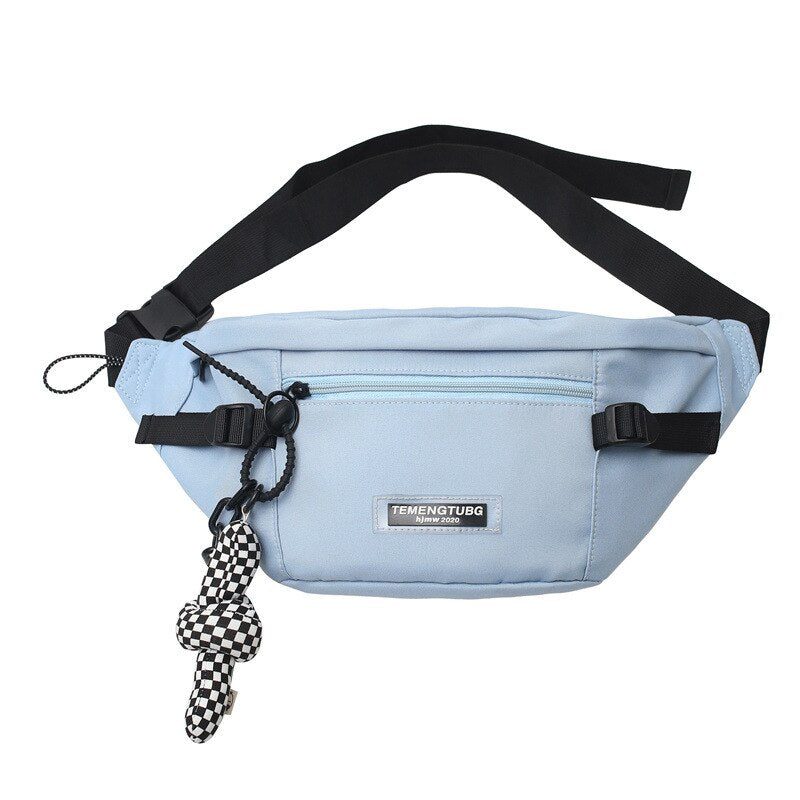 Sac Banane Urbain Chic Bleu Clair