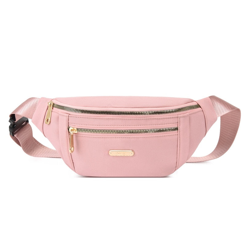 Sacoche Banane Élégante Rose Pastel Tendance