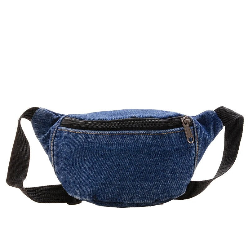 Sac Banane Urbain Denim Léger Unisexe