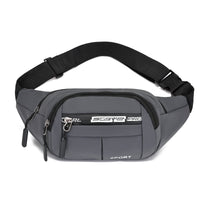 Sac Banane Sport Multipoche Élégant - modèle Gris - Banane Avenue ™