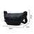 Sac Banane Urbain Bicolore Ajustable Unisexe - modèle Noir 1 - Banane Avenue ™