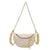 Sac Banane Élégant Monogramme Chic Beige - modèle Vert - Banane Avenue ™
