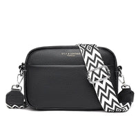 Sacoche Bandoulière Bleue Style Ethnique - modèle Noir - Banane Avenue ™