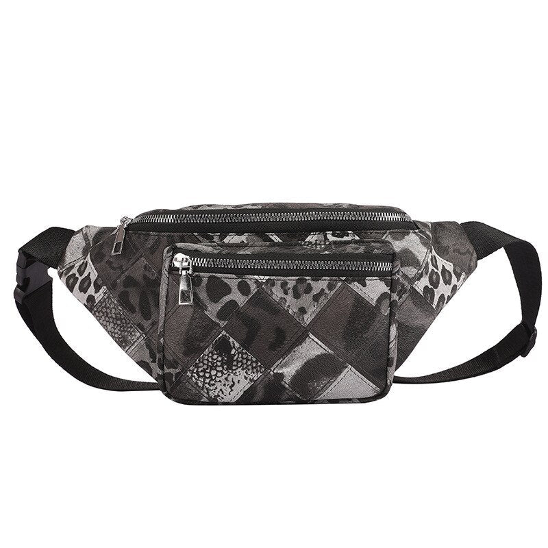 Sac Banane Floral Urbain Tendance Unisexe