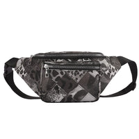 Sac Banane Floral Urbain Tendance Unisexe - modèle Noir - Banane Avenue ™