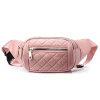 Sac Banane Élégant Rouge Matelassé Tendance - modèle Rose - Banane Avenue ™