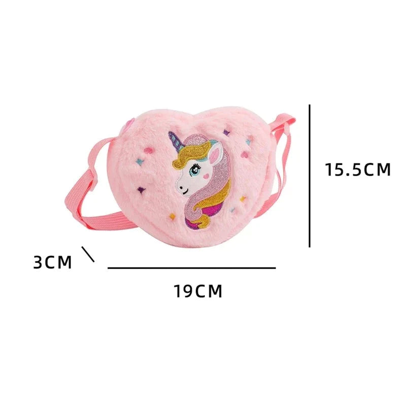 Sac Banane Enfant Licorne Peluche Rose