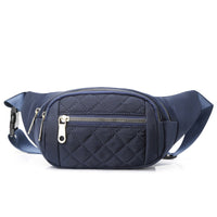 Sac Banane Élégant Rouge Matelassé Tendance - modèle Bleu - Banane Avenue ™