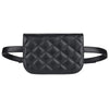 Sac Banane Élégant Matelassé Noir Unisexe