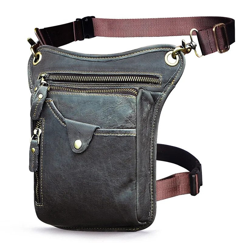 Sacoche Banane Urbaine Cuir Vintage