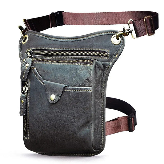 Sacoche Banane Urbaine Cuir Vintage