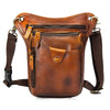 Sacoche Banane Vintage Cuir Marron Unisexe
