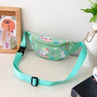 Banane Enfant Motif Dinosaures Adjustable - modèle Vert - bleu - Banane Avenue ™