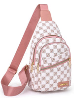 Sacoche Banane Tendance Rose Imprimée - modèle Rose - Banane Avenue ™