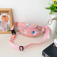 Banane Enfant Motif Dinosaures Adjustable - modèle Rose - Banane Avenue ™