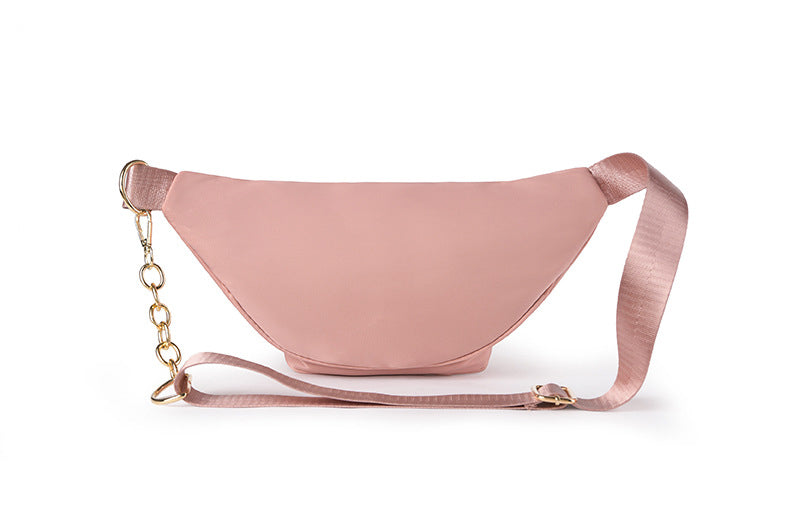 Sac Banane Rose Élégance Urbaine Matelassé