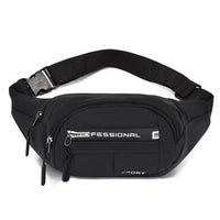 Sac Banane Sport Multipoche Élégant - modèle Noir - Banane Avenue ™